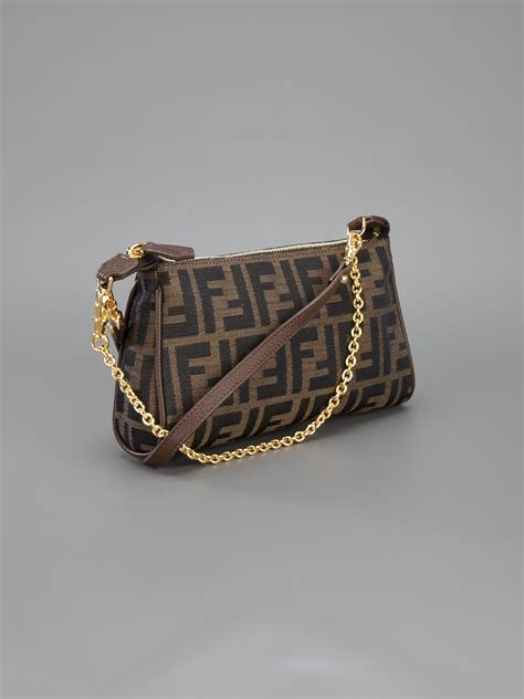 pochette fendi in pelo|fendi monogram bag.